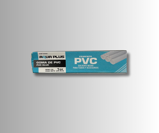 Aqua Plus. Pega PVC tubo 28gr