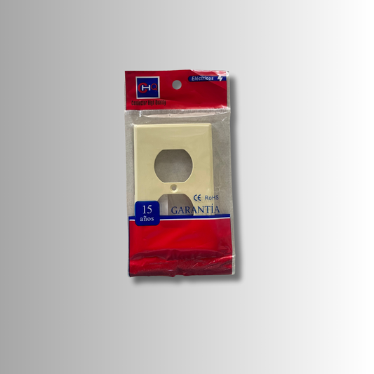 Tapa protectora para tomacorriente.