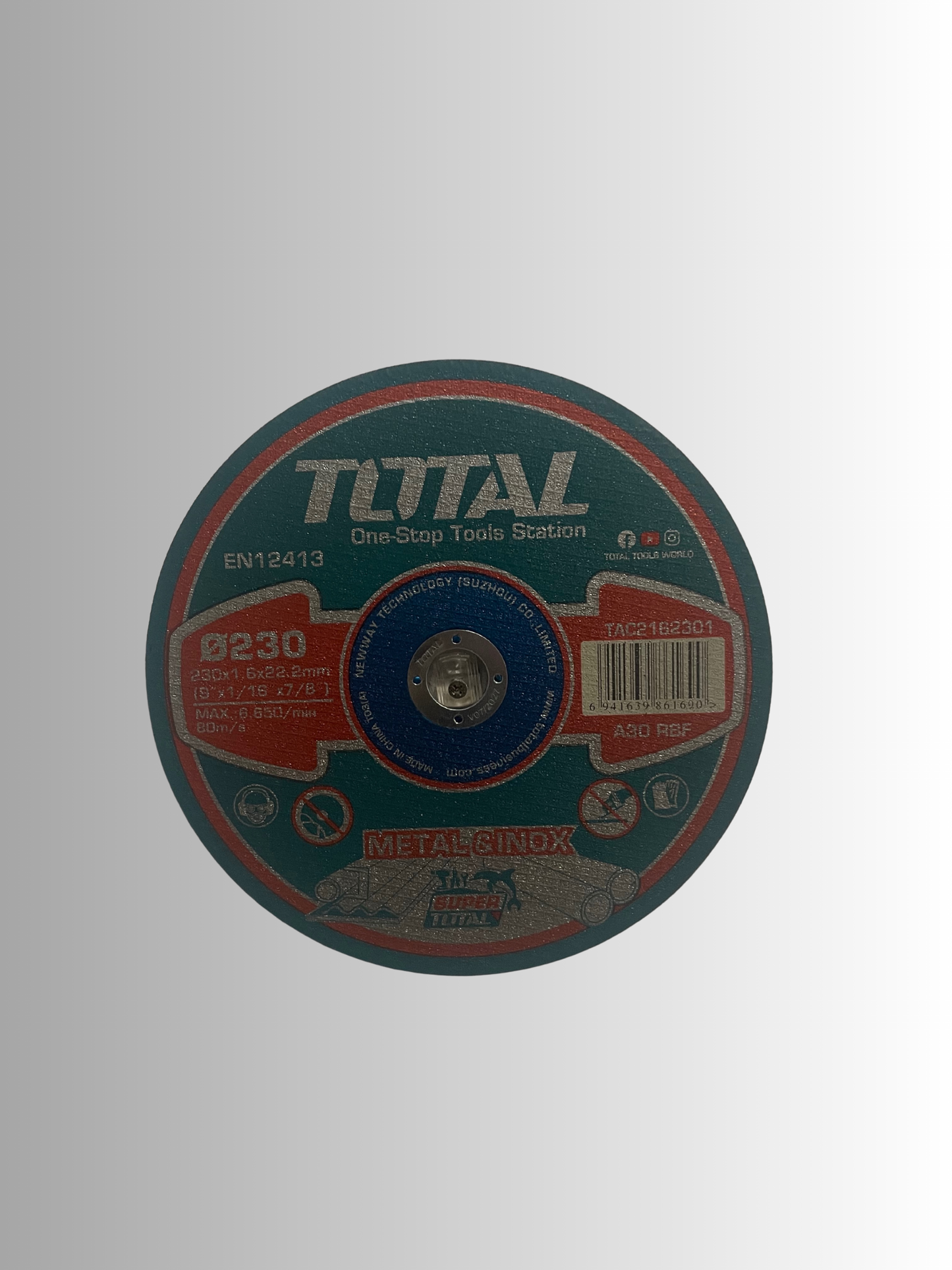Disco de corte fino 9"
